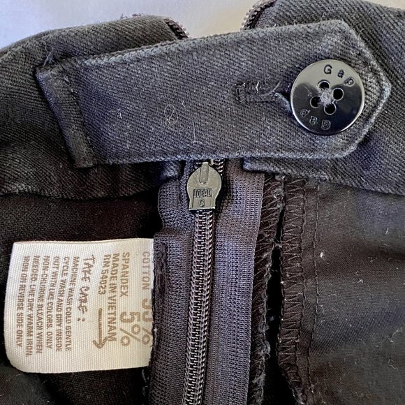 Gap Super Skinny Cropped Black Khakis - Picture 8 of 9